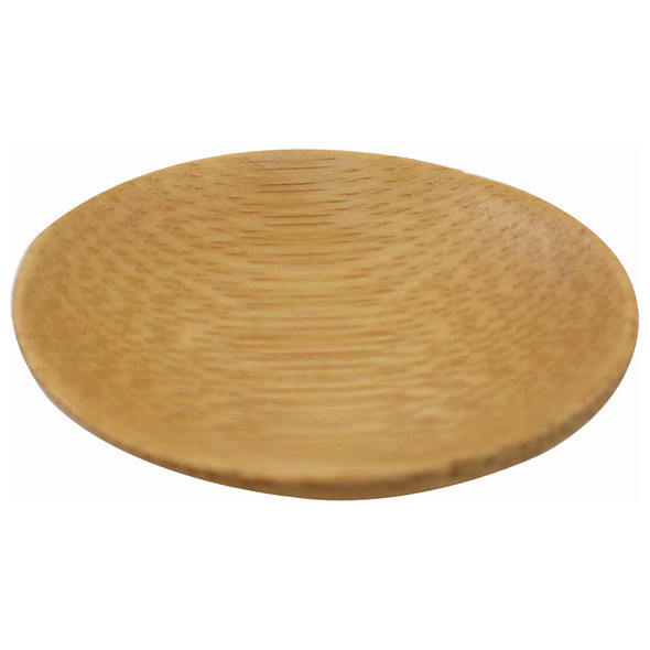 Tablecraft BAMDRBAM2 Disposable Plate, 2-1/2", Round, Bamboo, (48/Pack)