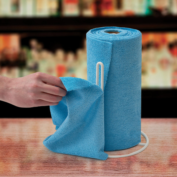 Winco WHW-12 Microfiber Towel Holder, White for BTM-12B