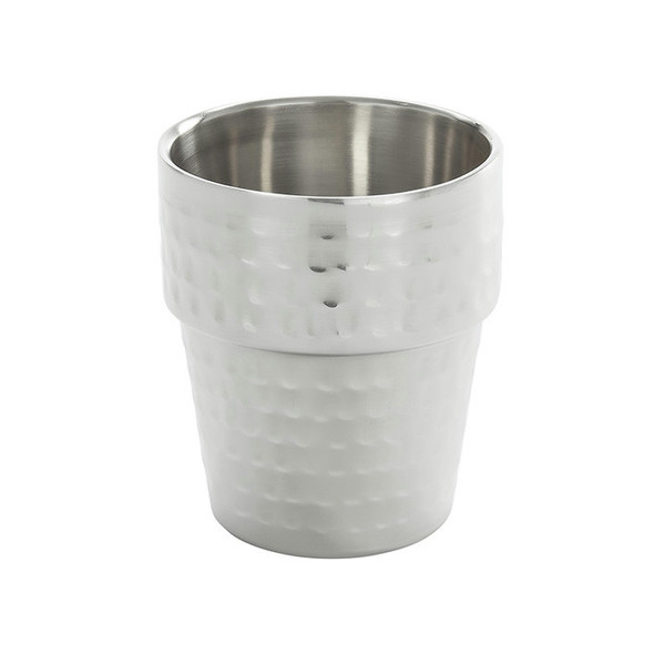American Metalcraft FCSH10 Fry Cup, Stackable, Hammered, 10 oz. American Metalcraft FCSH10 Fry Cup, Stackable, Hammered, 10 oz.
