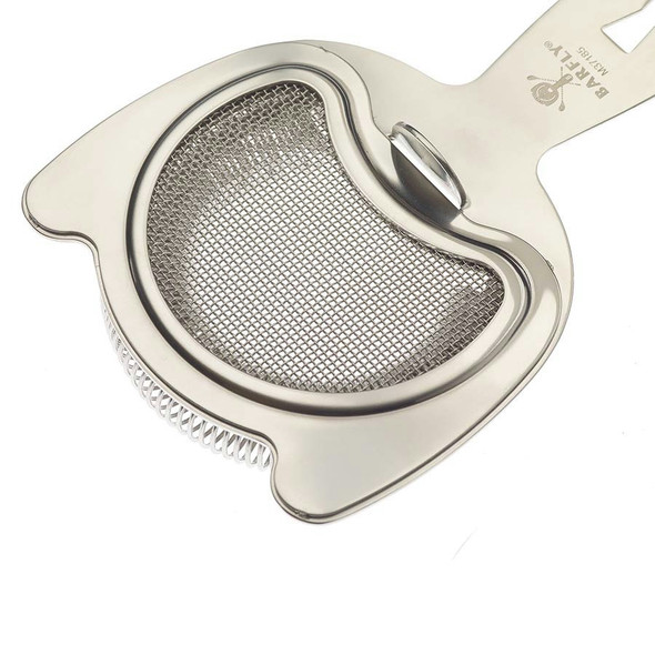 Barfly M37185 Fine Mesh Spring Bar Strainer, 6", Stainless Steel