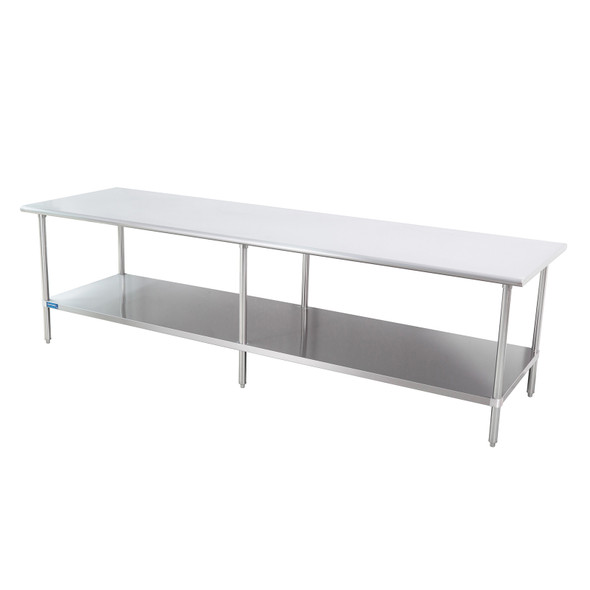 Sapphire SMT-24108S Work Table, 24"x108"x35-1/2", All Stainless Steel