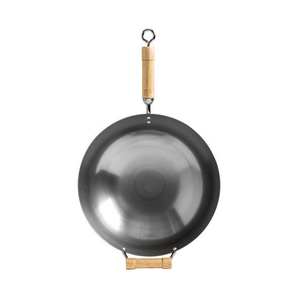 Joyce Chen J20-1140 Wok, 14", Round Bottom, Two Handles