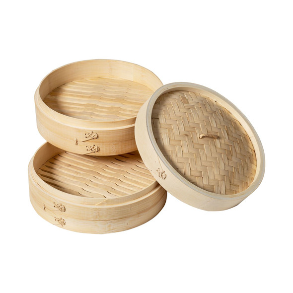 Joyce Chen J26-0013 Bamboo Steamer 10",  2-Tier