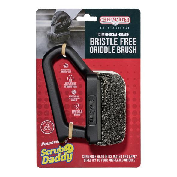 Chefmaster 90016SDCM Griddle Brush with Handle