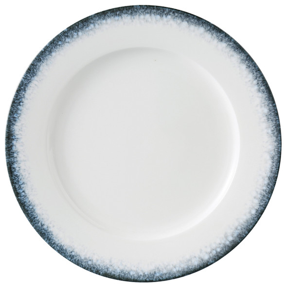Yanco MR-107 Mars Bread Plate, 7 1/4", white/blue (36/Case)