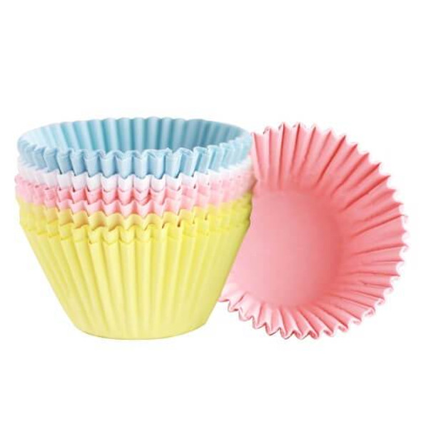 King Zak 15277 Baking Cups, Rainbow, Medium, 1" 3/4, (150/Box)