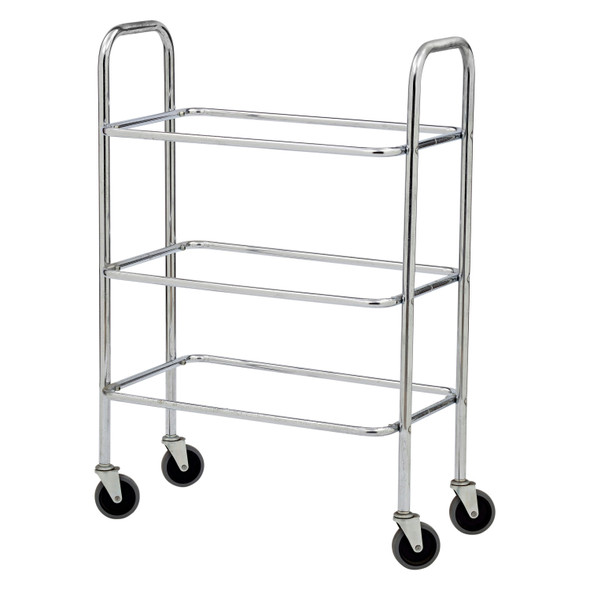 Adcraft DCRT Dish Boxes Cart, 3-tier, 28"x16"x 42", Heavy-duty Adcraft DCRT Dish Boxes Cart, 3-tier, 28"x16"x 42", Heavy-duty