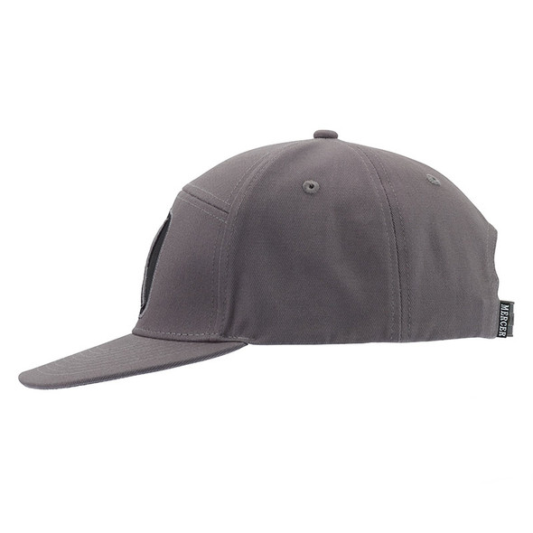 Mercer M60139GY 5 Panel Hat, Gray, Mercer Logo Patch Mercer M60139GY 5 Panel Hat, Gray, Mercer Logo Patch