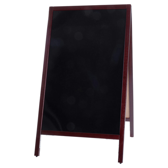 Winco MBAF-4 Sidewalk Marker Board, Dual-sided, 25"x45", Mahogany Finish Winco MBAF-4 Sidewalk Marker Board, Dual-sided, 25"x45", Mahogany Finish