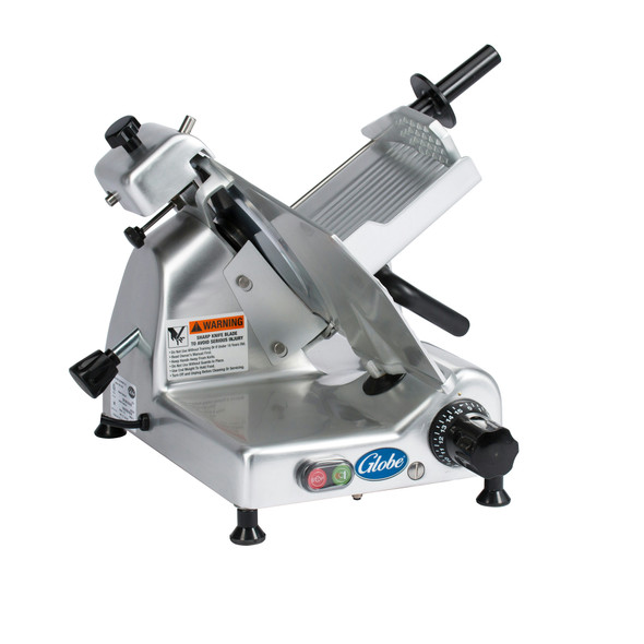 Globe G10 Manual Food Slicer with 10" Diameter Knife and Extended Chute Globe G10 Manual Food Slicer with 10" Diameter Knife and Extended Chute