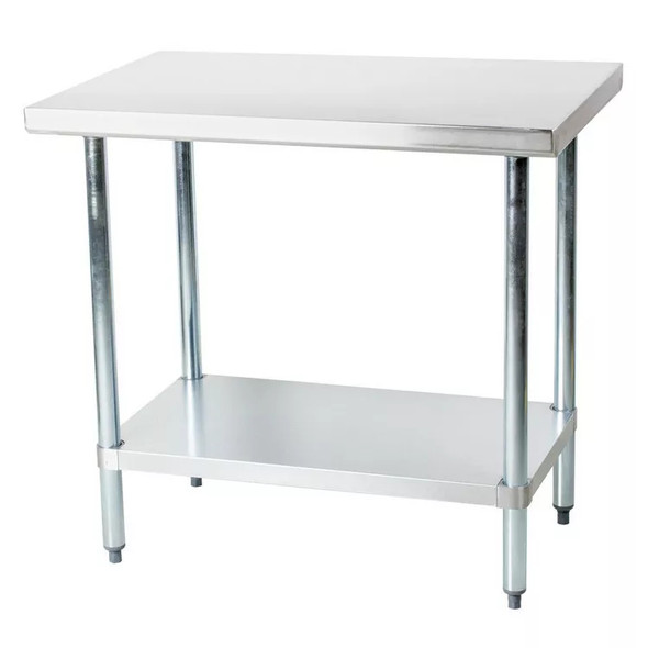 Falcon WT-3036 Economy Work Table, 36"W x 30"D x 34"H, Galvanized Undershelf Falcon WT-3036 Economy Work Table, 36"W x 30"D x 34"H, Galvanized Undershelf