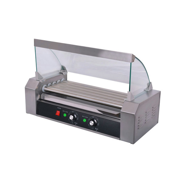 CAC HDRS-05 Hot Dog Grill, (5) rollers, (12) hot dog capacity