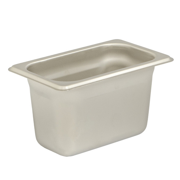 Browne 98194 Steam Table Pan, 1/9 size, 4" deep, 25 ga