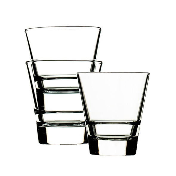 Hospitality Brands HGU53070-012 V-Stack Rocks Glass, 9.5 oz. stackable, (12/Case) Hospitality Brands HGU53070-012 V-Stack Rocks Glass, 9.5 oz. stackable, (12/Case)