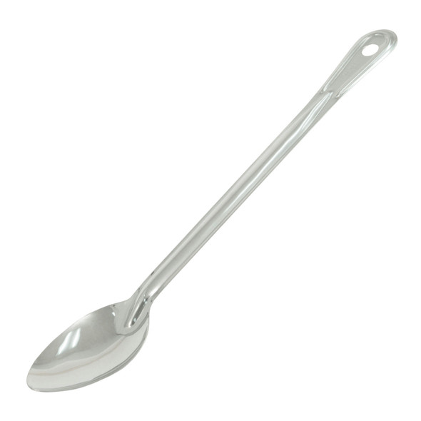 CAC SBHS-13 Basting Spoon, 13", Solid, Stainless Steel