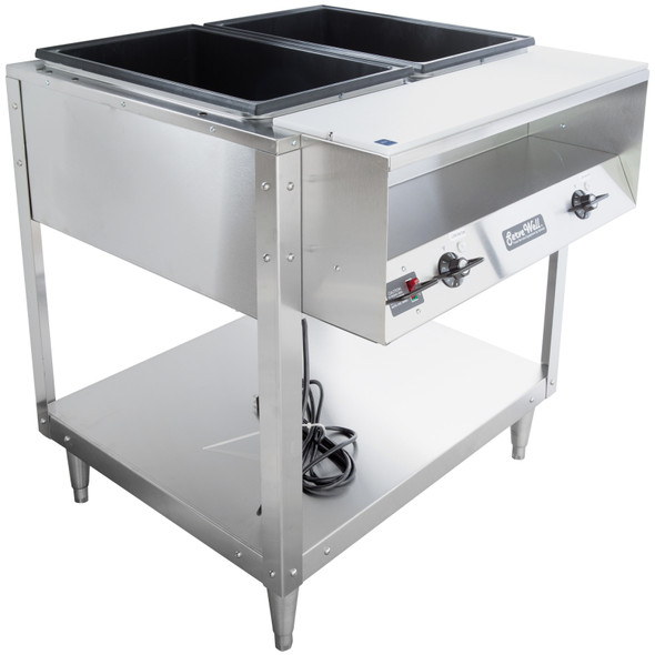 Vollrath 38116 Hot Food Table, (2) wells, 32"W x 32"D x 34"H Vollrath 38116 Hot Food Table, (2) wells, 32"W x 32"D x 34"H