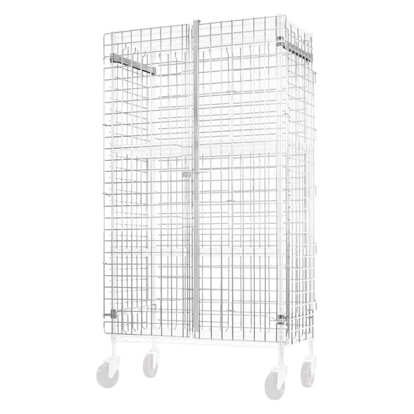 Winco VCG-2448 Wire Security Cage, 24"x48"x63", Chrome Plated