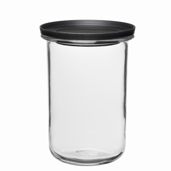 Anchor Hocking 13867 Goode Sundry Jar, 1 gallon, with black lid, glass clear Anchor Hocking 13867 Goode Sundry Jar, 1 gallon, with black lid, glass clear