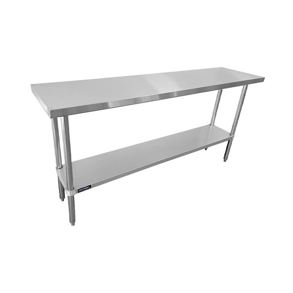 Sapphire SMTE16-3060S Worktable, 60"W x 30"D x 35"H, 16/304 stainless steel