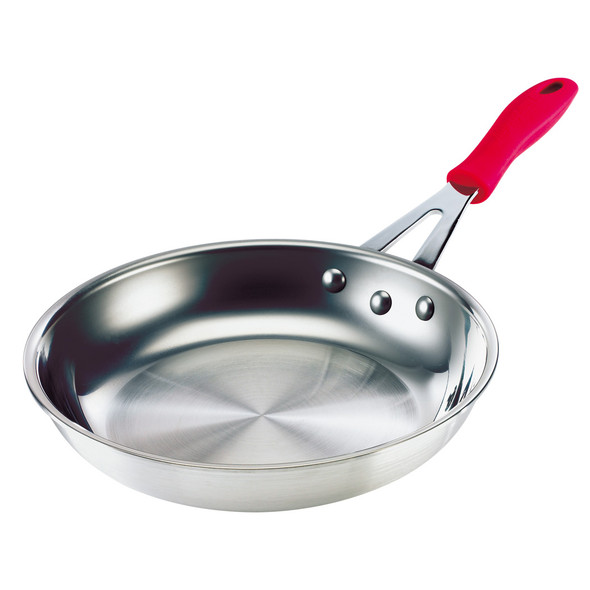Browne 5812810 Thermalloy Fry Pan, 10", 2ply, with Red Handle