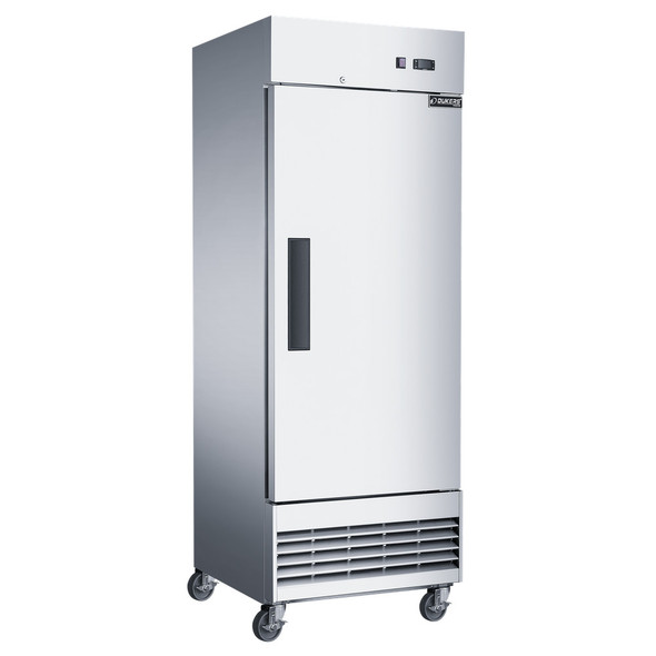 Dukers D28EF 27-1/2" One-Section Reach-In Freezer, Shallow Depth, Bottom Mount