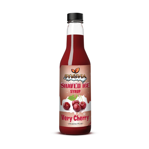 Syruvia SY-5703 Shaved Ice Very Cherry Syrup 12.7 fl oz. Syruvia SY-5703 Shaved Ice Very Cherry Syrup 12.7 fl oz.