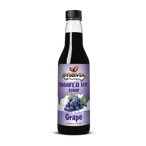 Syruvia SY-5705 Shaved Ice Grape Syrup 12.7 fl oz. Syruvia SY-5705 Shaved Ice Grape Syrup 12.7 fl oz.