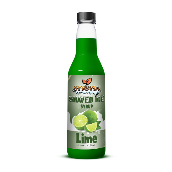 Syruvia SY-5715 Shaved Ice Lime Syrup 12.7 fl oz. Syruvia SY-5715 Shaved Ice Lime Syrup 12.7 fl oz.
