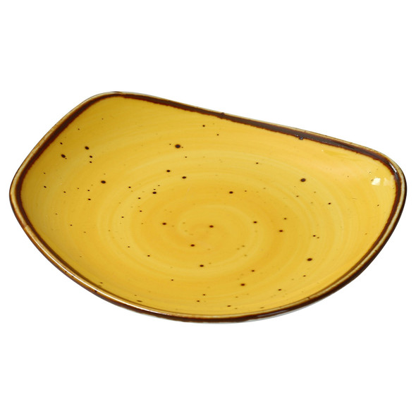 Yanco LY-107YL Lyon Plate, 7-1/4"x 1-1/8", Yellow (36/Case)