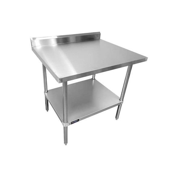 Sapphire SMTEB-3036S Worktable, 36"x 30"x 35",18/430 Stainless Steel