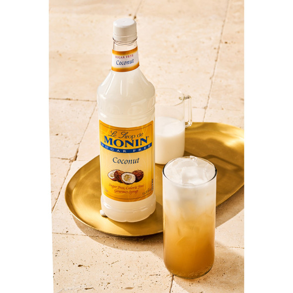 Monin Sugar Free Coconut Syrup, 1 Liter