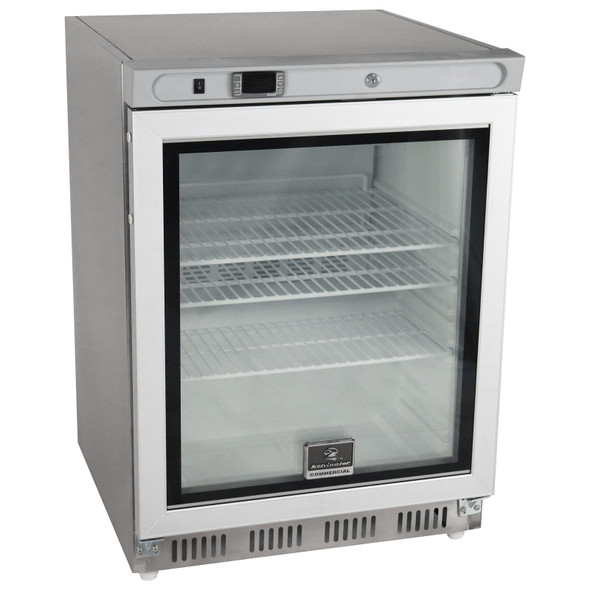 KELVINATOR KCHUCGD23F 1-glass hinged door ADA compliant undercounter freezer