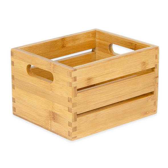 American Metalcraft WCBA7 Caddy, 7-1/2"x6-1/4"x4-3/4", Rectangular, Bamboo American Metalcraft WCBA7 Caddy, 7-1/2"x6-1/4"x4-3/4", Rectangular, Bamboo
