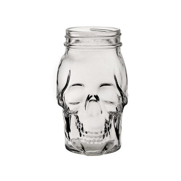 Hospitality Brands HG98007-012 Skull Jar, 17.5 oz., skull shape Hospitality Brands HG98007-012 Skull Jar, 17.5 oz., skull shape