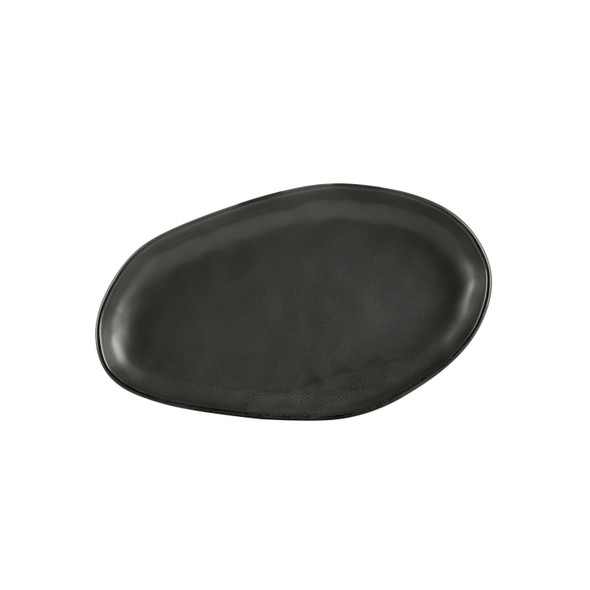 CAC RFR-13 Rainforest Platter, 12"x7", Dark Green, (12/Case) CAC RFR-13 Rainforest Platter, 12"x7", Dark Green, (12/Case)