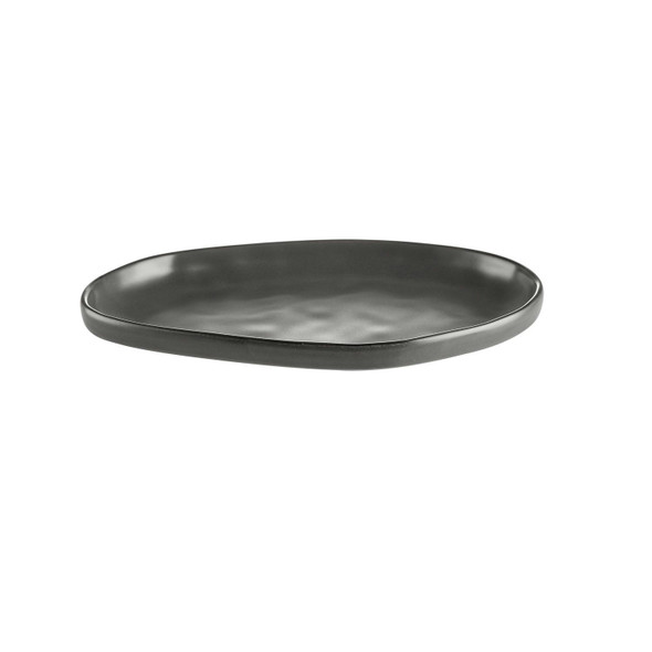 CAC RFR-13 Rainforest Platter, 12"x7", Dark Green, (12/Case)