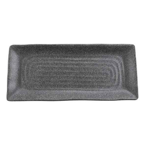 GET INF206 Cheforward Platter, Rectangular, Melamine, Gray GET INF206 Cheforward Platter, Rectangular, Melamine, Gray
