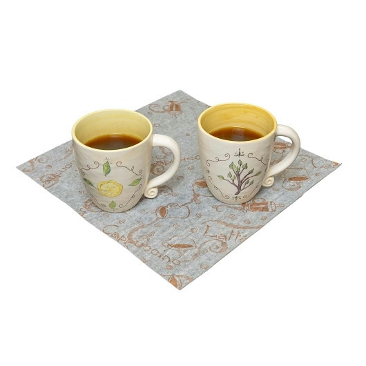 Handy Wacks FDP12CAP Dry Wax Sheets Flat Stock, 12"x12", Cappuccino, (1000/Case)