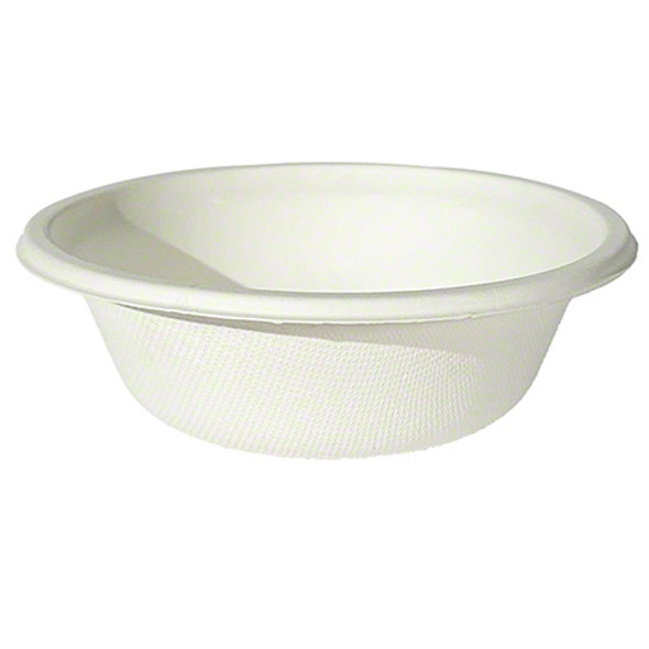 Empress EBL-12-PF Bowl 12 oz Natural White Bagasse (1000/Case)