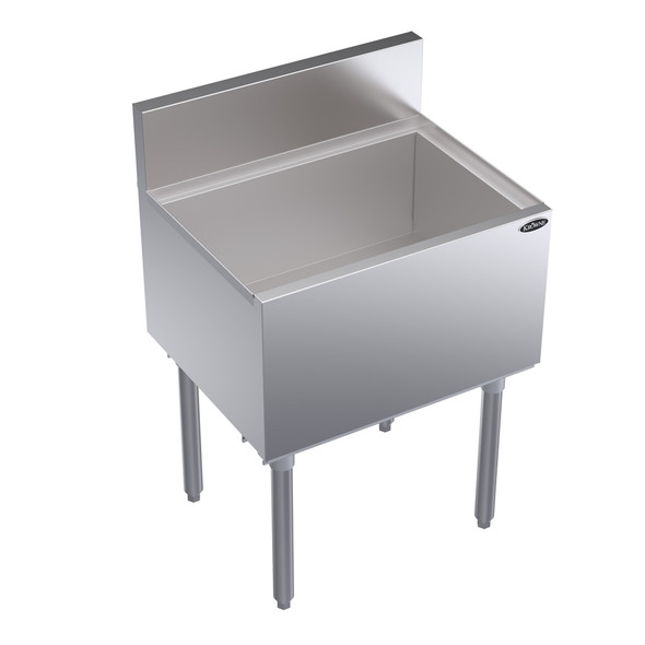 Krowne KR19-24 Underbar Ice Bin/Cocktail Unit, 24"W x 19"D O.A., 74-lbs capacity