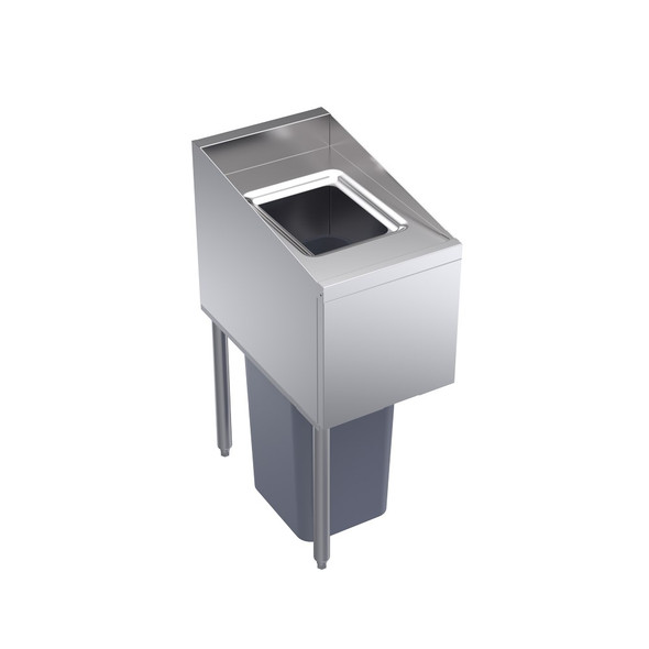Krowne KR24-T14L Underbar Trash Station, 14"W x 24"D