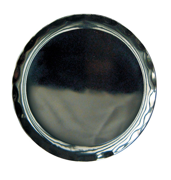 Yanco CAT-1020B Catering Plate, 20", Round, Melamine, Black