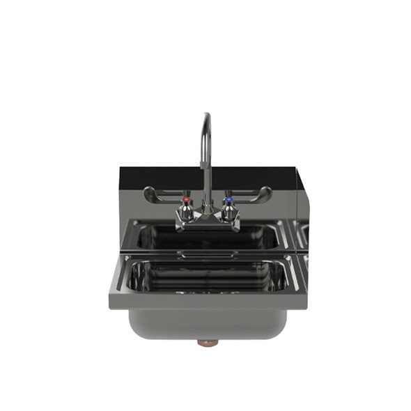 Atosa SH17SR Hand Sink, Wall-mount, 17"x15-3/8", Right Side Splash