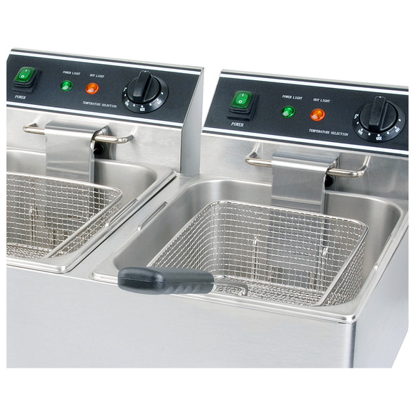 ADCRAFT DF-6L/2 Countertop Deep Fryer, Double, Electric