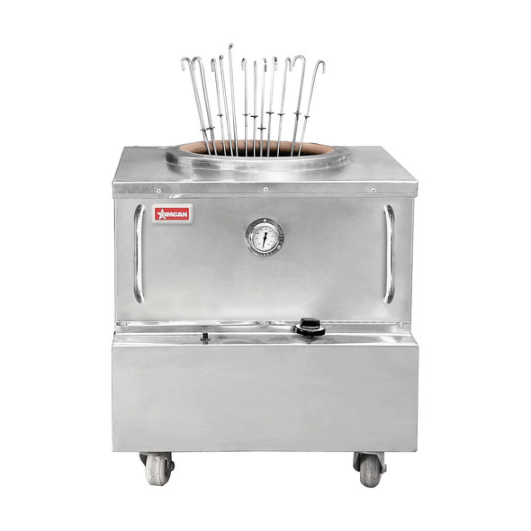 Omcan CE-IN-3434-NG-E Tandoor Clay Oven, Natural Gas, 34"W x 34"
