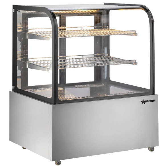 Omcan DW-CN-0370-R Heated Display Case, floor model, 47"W, fu