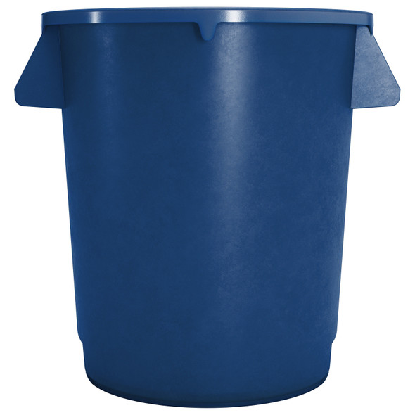 Carlisle 84101014 Bronco Waste Container, 10 gallon, Round, Blue