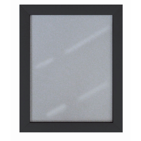 Aarco SN1185BK Snap Frame, 11"x8 1/2", Wall Mounted, Black Frame