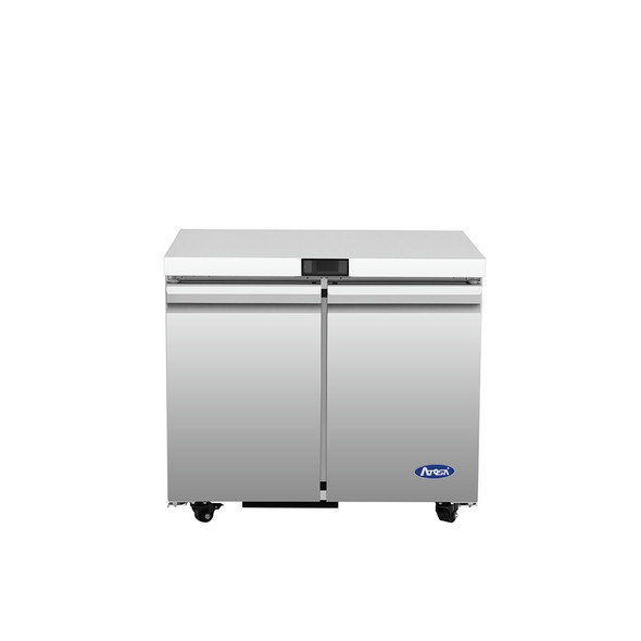 Atosa AUR36SD Undercounter Refrigerator, Reach-in, Two-section 36"