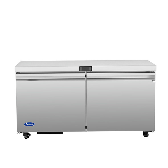 Atosa AUR60SD Undercounter Refrigerator, Reach-in,Two-section 60"
